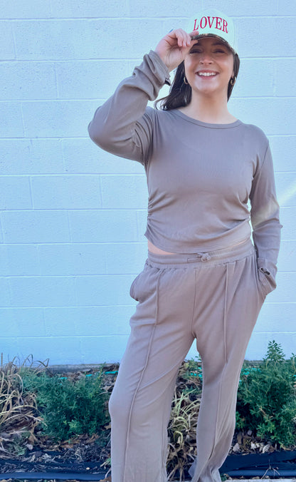 SUNDAY RIBBED LOUNGE SETS