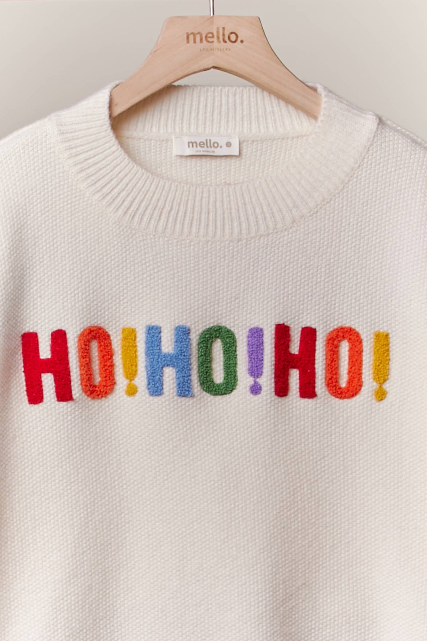 OVERSIZE Christmas Sweater with Lettering- RTS