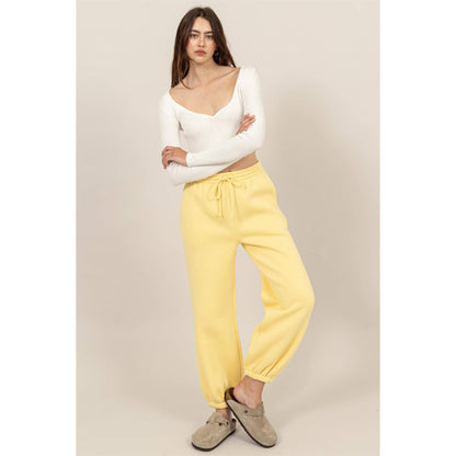 Washed French Terry Jogger Pants