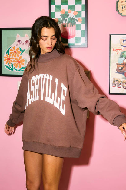 IT2594-1NASH 'NASHVILLE & BROADWAY' Reversible Sweatshirt