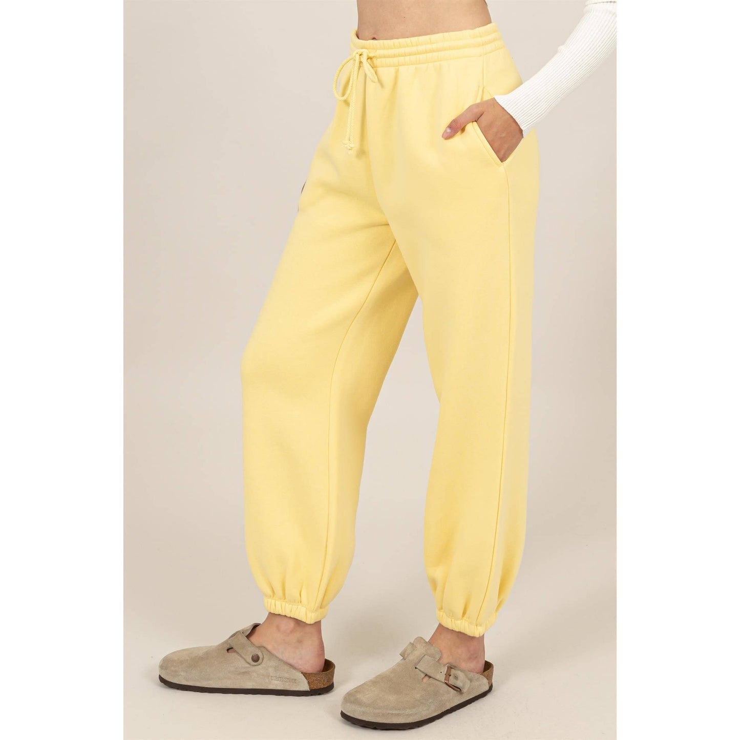 Washed French Terry Jogger Pants