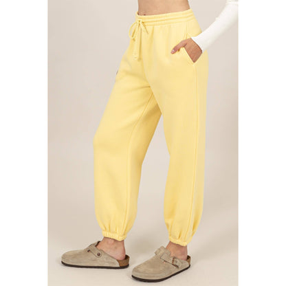Washed French Terry Jogger Pants
