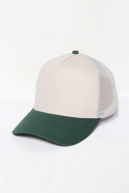 5 Panel Two Tone Mesh back Baseball Cap