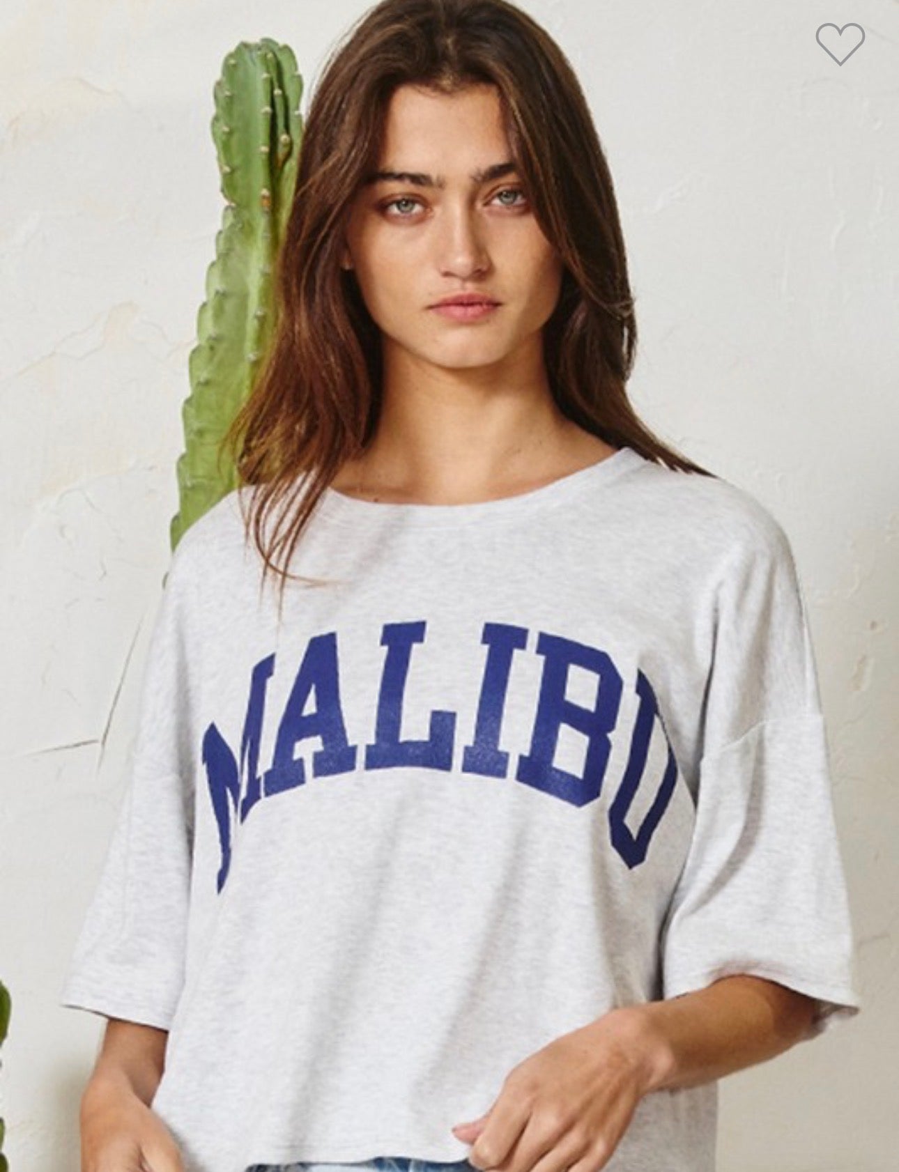 MALIBU cropped tee