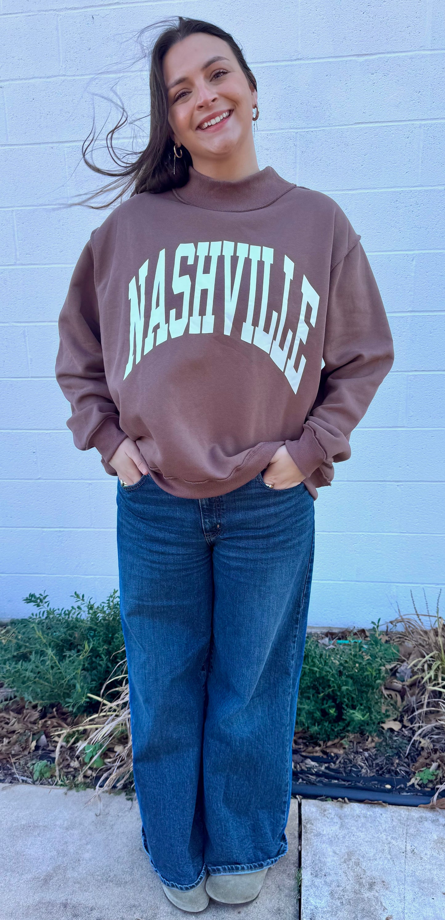 IT2594-1NASH 'NASHVILLE & BROADWAY' Reversible Sweatshirt