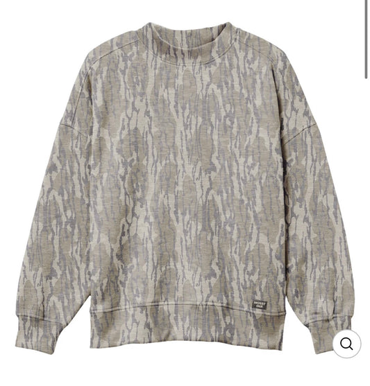 Bottom Land MOSSY OAK mockneck PREORDER
