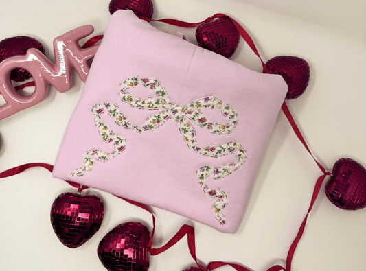 Whispy Bow Floral- RTS