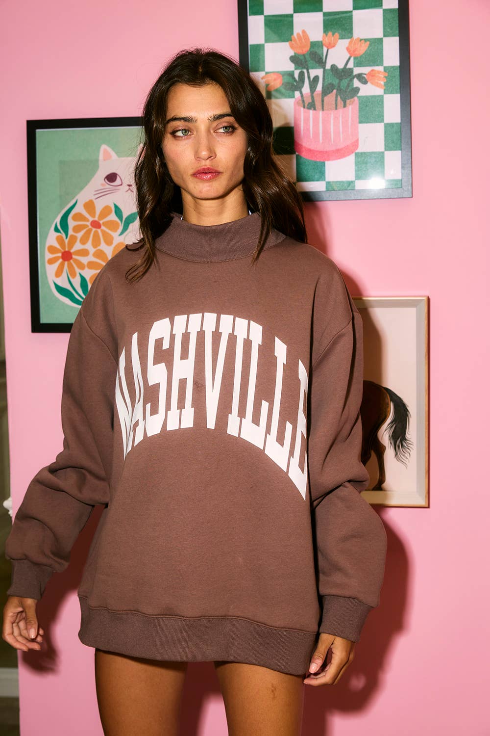 IT2594-1NASH 'NASHVILLE & BROADWAY' Reversible Sweatshirt
