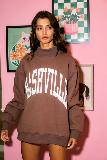 IT2594-1NASH 'NASHVILLE & BROADWAY' Reversible Sweatshirt