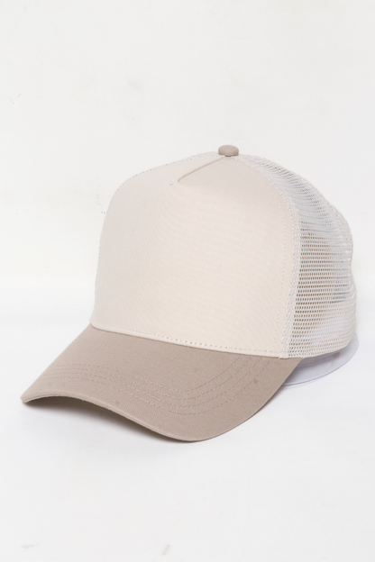 5 Panel Two Tone Mesh back Baseball Cap