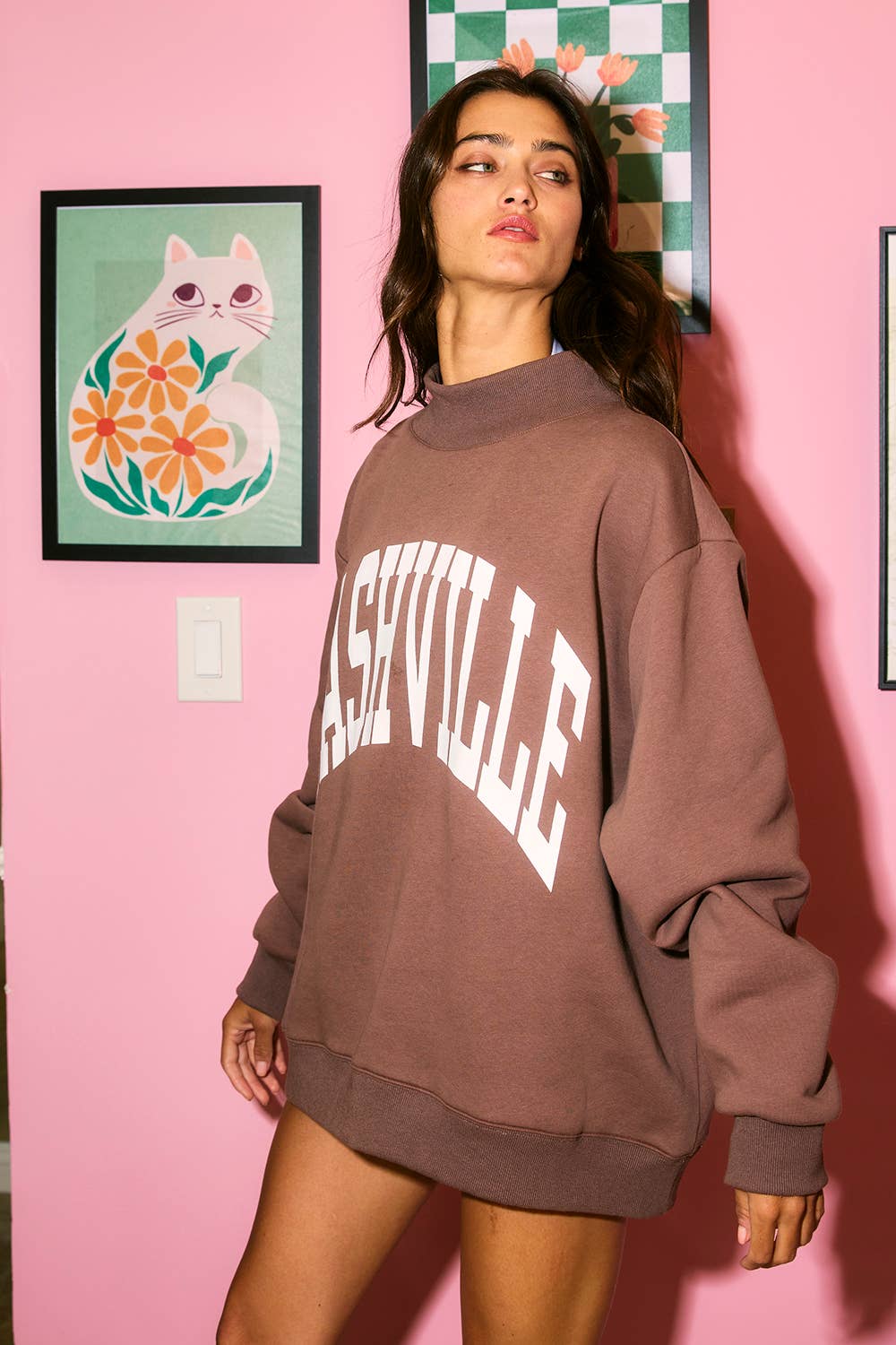 IT2594-1NASH 'NASHVILLE & BROADWAY' Reversible Sweatshirt