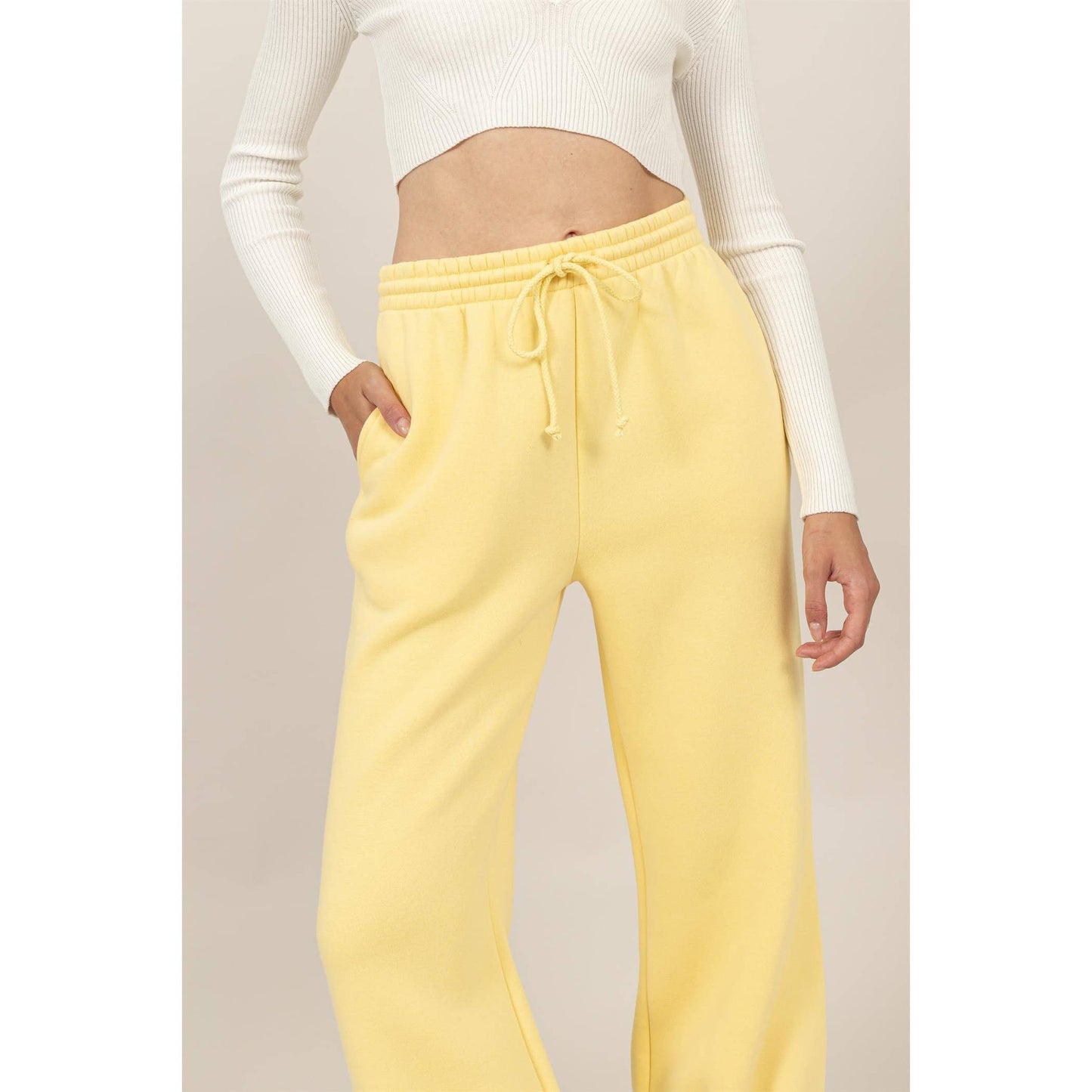 Washed French Terry Jogger Pants