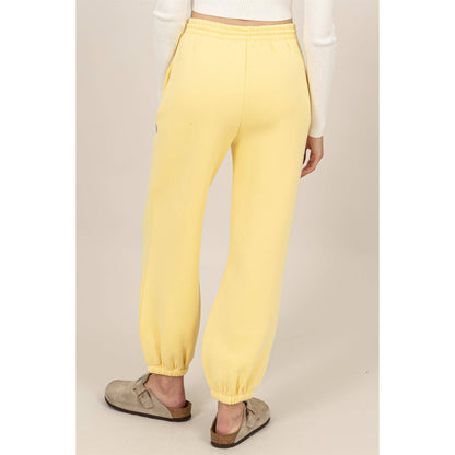 Washed French Terry Jogger Pants